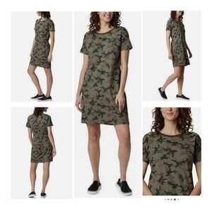 COLUMBIA Columbia Park Camo Printed T-Shirt Dress